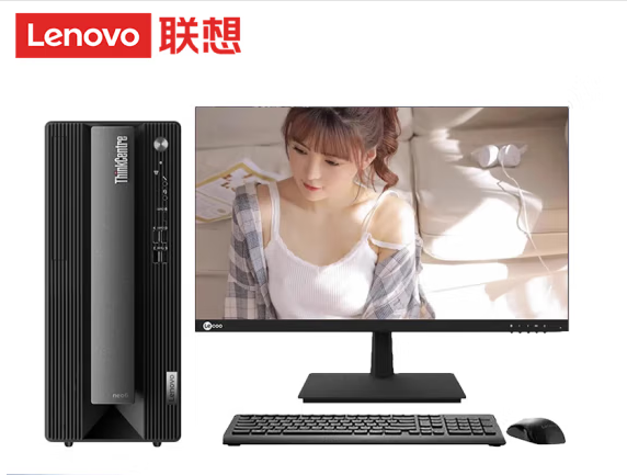 联想/lenovo ThinkCentre neo P600 台式计算机工作站 13代I7处理器 4G独立显卡27寸2K显示屏